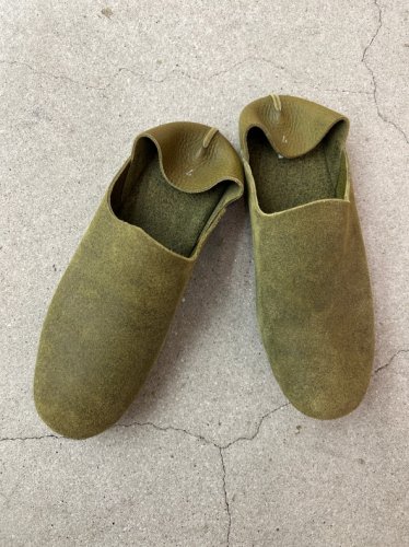 AUTTAA / Room Shoes i “Pippo” / Green【受注生産商品】 - LAD