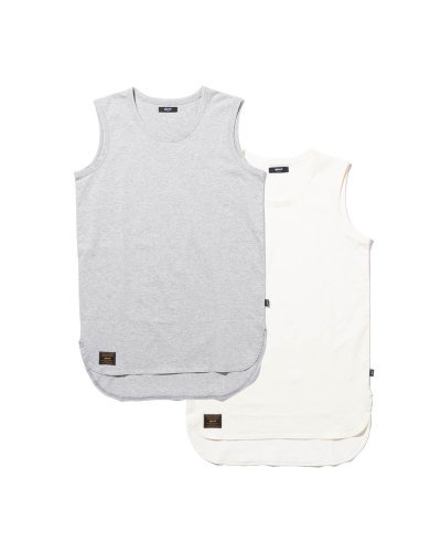 glamb / Nesta Tank Top Set / Gray & White ※2枚セット - LAD