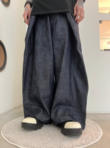 ANREALAGE / WRAP AZ DENIM PANTS / Indigo - LAD MUSICIAN・A.F