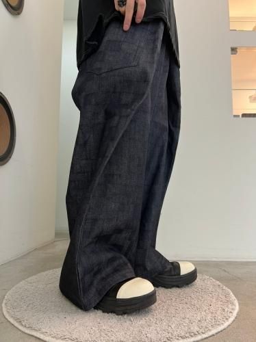ANREALAGE / WRAP AZ DENIM PANTS / Indigo - LAD MUSICIAN・A.F