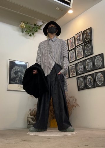 ANREALAGE / WRAP AZ DENIM PANTS / Indigo - LAD MUSICIAN・A.F