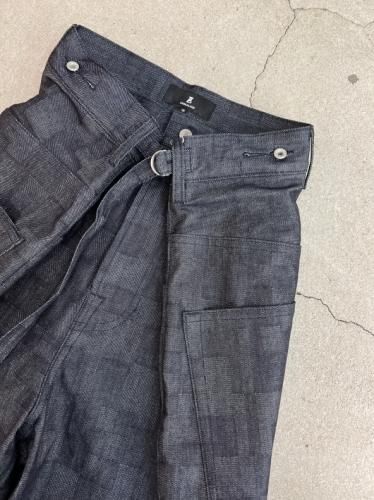 ANREALAGE / WRAP AZ DENIM PANTS / Indigo - LAD MUSICIAN・A.F