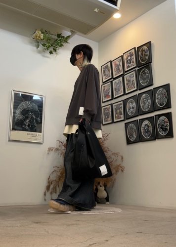 WIZZARD / PADDED MARKET BAG / BLACK - LAD MUSICIAN・A.F ARTEFACT