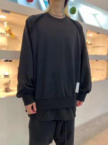 WIZZARD / LAYERED ZIP SWEAT / BLACK - LAD MUSICIAN・A.F ARTEFACT