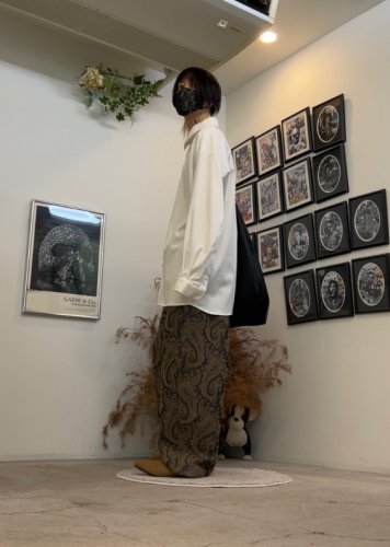 VOAAOV / Soft Seamer Oversize Shirt / WHITE - LAD MUSICIAN・A.F