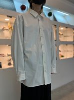 VOAAOV / Soft Seamer Oversize Shirt / WHITE