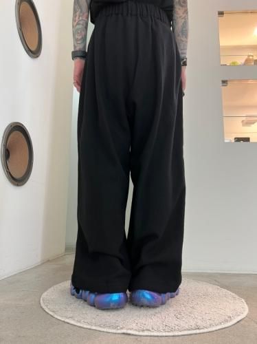 voaaov パンツ tumbler wool tuck wide pants-eastgate.mk