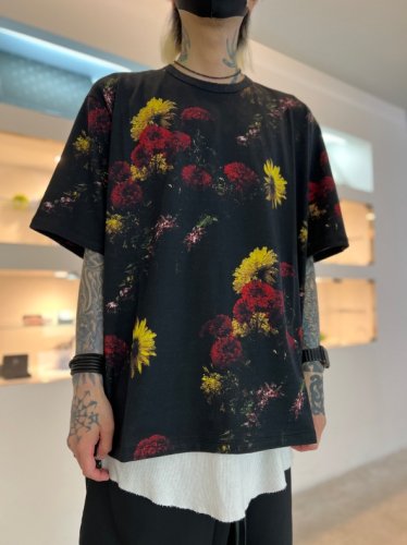 LAD MUSICIAN / 30/2 T-CLOTH CARNATION SUPER BIG T / BLACK RED