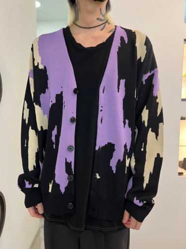 予約商品】WIZZARD / JACQUARD KNIT CARDIGAN / 1月下旬～2月上旬発売