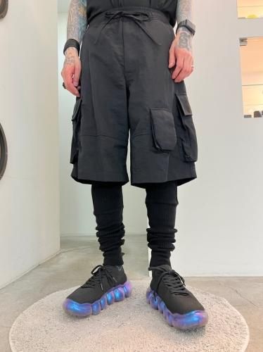 WIZZARD / LAYERED PANTS / BLACK - LAD MUSICIAN・A.F ARTEFACT