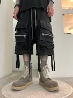 A.F ARTEFACT / Coating Military Shorts / Black