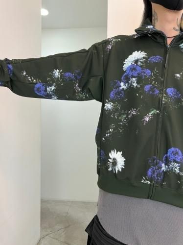LAD MUSICIAN / ESTER JERSEY CARNATION TRACK JACKET / KHAKI LAD MUSICIAN / ESTER JERSEY CARNATION TRACK JACKET / KHAKI