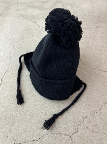VICTIM×CA4LA / EAR FLAP KNIT CAP / BLACK - LAD MUSICIAN・A.F
