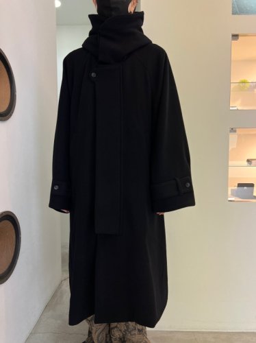 VOAAOV / S100 WOOL PILE Hoodie Long Coat / BLACK - LAD MUSICIAN・A.F  ARTEFACT・my beautiful landlet・VOAAOV・VICTIM・GARNI等の通販 |  鳥取県米子市のセレクトショップ、サイコボックス＜＜Psychobox＞＞