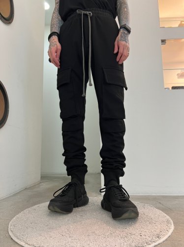 A.F ARTEFACT / Bomber Heat Cargo Slim Pants / Black - LAD