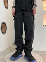 <img class='new_mark_img1' src='https://img.shop-pro.jp/img/new/icons34.gif' style='border:none;display:inline;margin:0px;padding:0px;width:auto;' />WIZZARD / WASHED DOCKING DENIM PANTS / BLACK