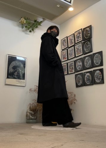 VICTIM / RECYCLE BEAVER COAT / BLACK ※在庫はお問い合わせ下さい