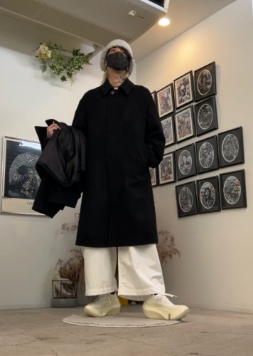 VICTIM / RECYCLE BEAVER COAT / BLACK ※在庫はお問い合わせ下さい