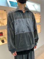 LAD MUSICIAN / T/C VELOUR TRACK JACKET / MOSS GRAY