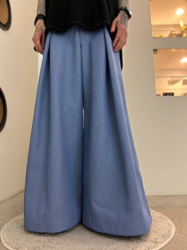 VOAAOV / UNCHANGED DENIM Tuck Wide Pants / SAX - LAD MUSICIAN・A.F  ARTEFACT・my beautiful landlet・VOAAOV・VICTIM・GARNI等の通販 |  鳥取県米子市のセレクトショップ、サイコボックス＜＜Psychobox＞＞