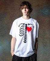 【予約商品】glamb / Velour Skeleton T-Shirt / 5月下旬発売予定 / 24年 2/25 〆切