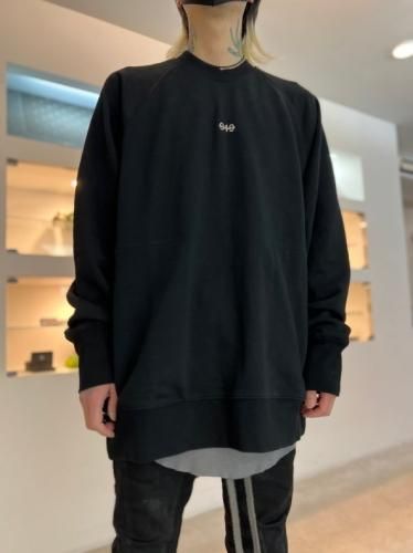 A.F ARTEFACT Type A Raglan Top サイズ3 A.F ARTEFACT RAGLAN SWEAT TOP / PRINT BACK LOGO (BLACK)の