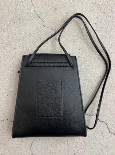 LAD MUSICIAN / LEATHER MINI SHOULDER BAG / BLACK - LAD