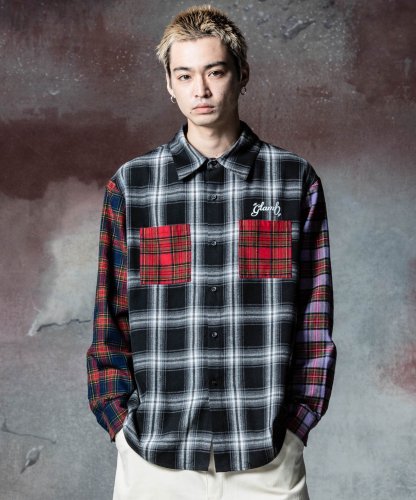 予約商品】glamb / Multi Check Shirt / 7月下旬発売予定 / 24年 5/26 