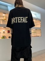 A.F ARTEFACT / Type A Over Sized Print Tee / Black