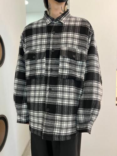 予約商品】VICTIM / PADDING CHECK SHIRT JACKET / 9月下旬発売