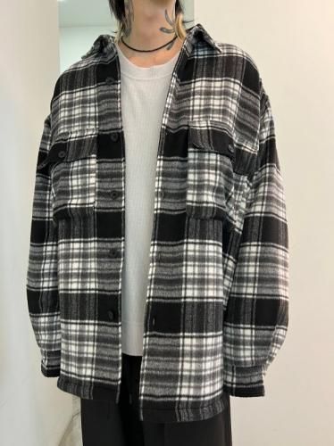 予約商品】VICTIM / PADDING CHECK SHIRT JACKET / 9月下旬発売