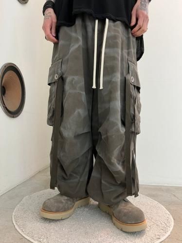 パンツ A.F ARTEFACT / 24SS CURVED LONG PANTS A.F ARTEFACT CURVED LONG PANTS / LINEN TWILL (NAVY)の商品