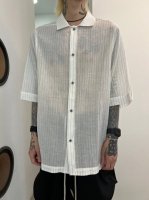 ͽʡA.F ARTEFACT / Khadi Cotton Half Sleeve Stripe shirts / 35ȯͽ / 24ǯ 9/30 