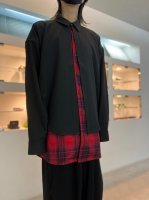 glamb / Double Layered Shirt / Blackξʼ̿