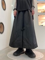 prasthana / LC2  TROUSERS B / NYLON BLACKξʼ̿