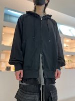 WIZZARD / LAYERED ZIP HOODIE / BLACKξʼ̿