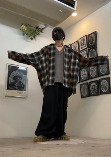 LAD MUSICIAN / ESTER SERGE OVER PANTS / BLACK - LAD MUSICIAN