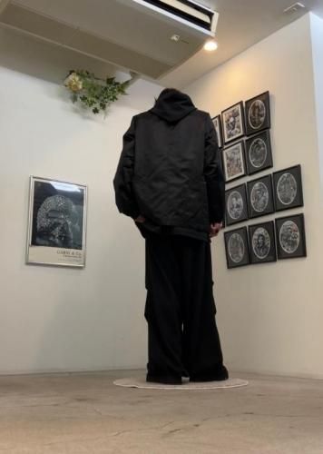 パンツ ESTER SERGE OVER PANTS / BLACK / 44 LAD MUSICIAN(ラッドミュージシャン) - ESTER SERGE OVER PANTS