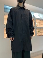 VOAAOV / RECYCLE NYLON TAFFETA XXXXL Shirt / BLACKξʼ̿