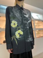 LAD MUSICIAN / DECHINE CARP & SPLASH BIG SHIRT / BLACK