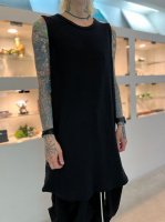 A.F ARTEFACT / Long Length Knit Tank Top / Blackξʼ̿