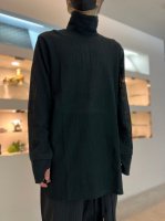 prasthana / BASE LAYER TURTLE NECK #19 B / BLACKξʼ̿