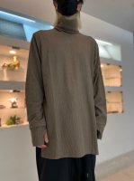 prasthana / BASE LAYER TURTLE NECK #19 B / MOCHA