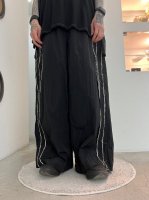 WIZZARD / CUT OFF TRACK PANTS / BLACK