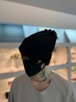 VOAAOV / WOOL KNIT Watch & Neckwarmer / BLACK