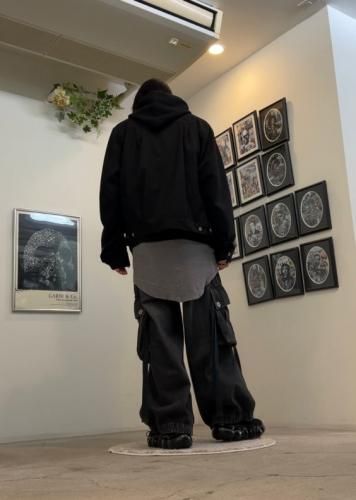 VICTIM / TRUCKER JACKET / BLACK - LAD MUSICIAN・A.F ARTEFACT・my