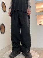 VICTIM / CANVAS BUGGY PANTS / BLACK