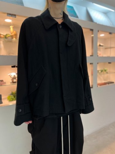 my beautiful landlet / ORGANIC COTTON FLANNEL SHORT RAGLAN BLOUSON / BLACK  - LAD MUSICIAN・A.F ARTEFACT・my beautiful landlet・VOAAOV・VICTIM・GARNI等の通販 |  鳥取県米子市のセレクトショップ、サイコボックス＜＜Psychobox＞＞