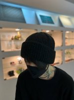 VICTIMCA4LA / BIG KNIT CAP / BLACK