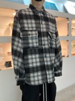 VICTIM / PADDING CHECK SHIRT JACKET / BLACK